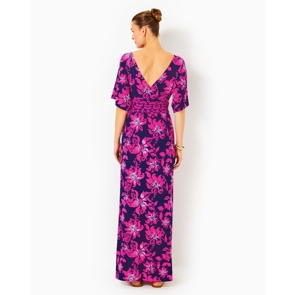 NWOT LILLY PULITZER Parigi Boat Neck Maxi Dress - Picture 2 of 5